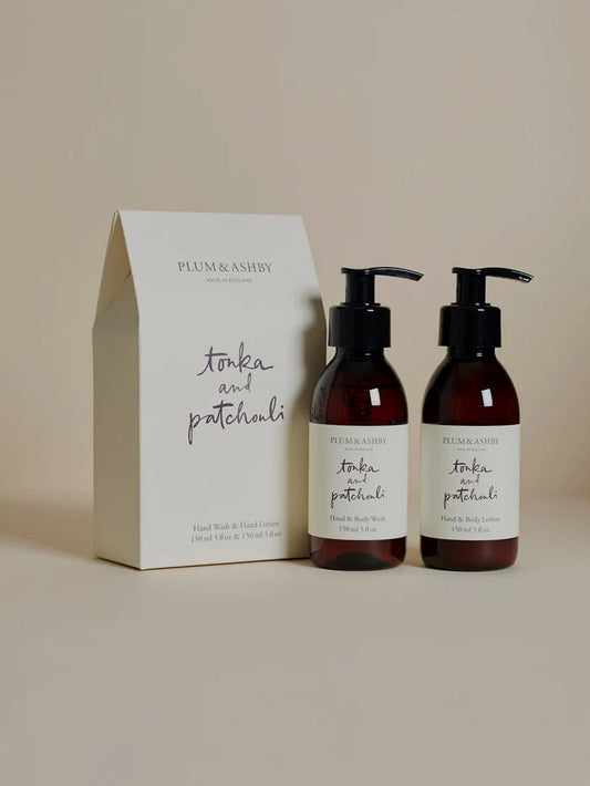 Plum & Ashby Wash and Lotion Duo | Tonka & Patchouli Wash & Lotion Duo Plum & Ashby 