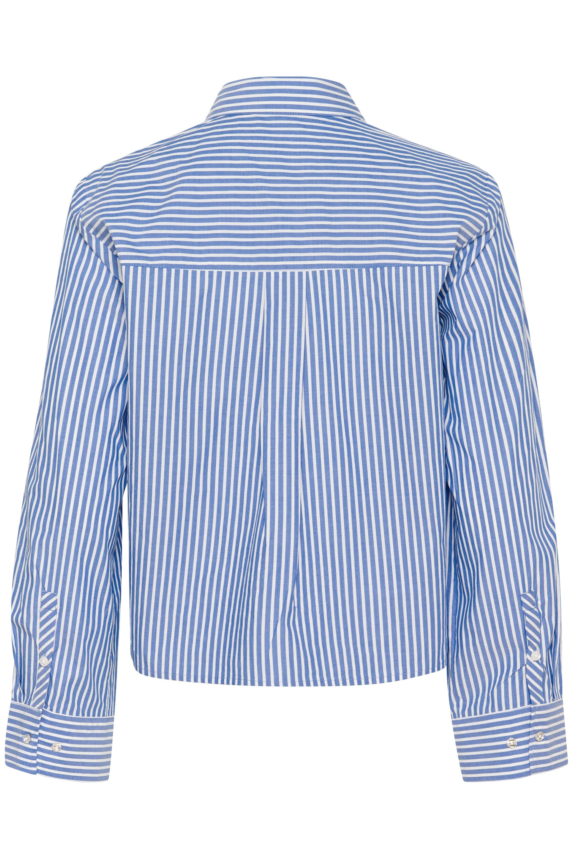 Pranvera Shirt | Amparao Blue Stripe Blouse Part Two 