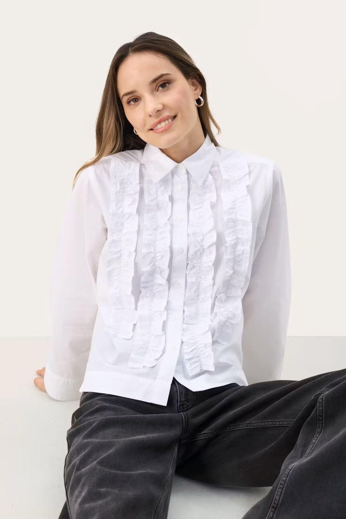 Pranvera Shirt | Bright White Blouse Part Two 