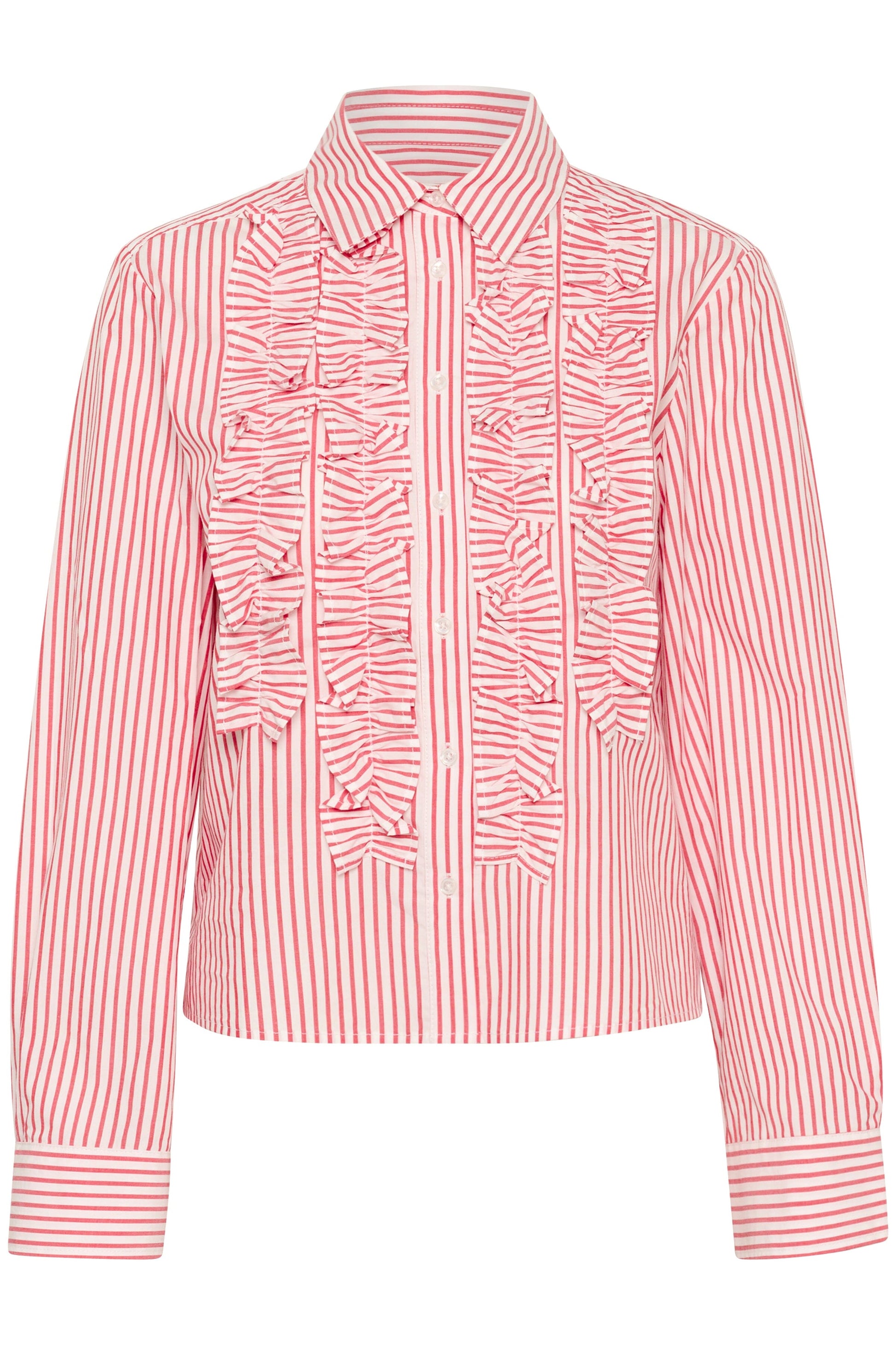 Pranvera Shirt | Mars Red Stripe Blouse Part Two 