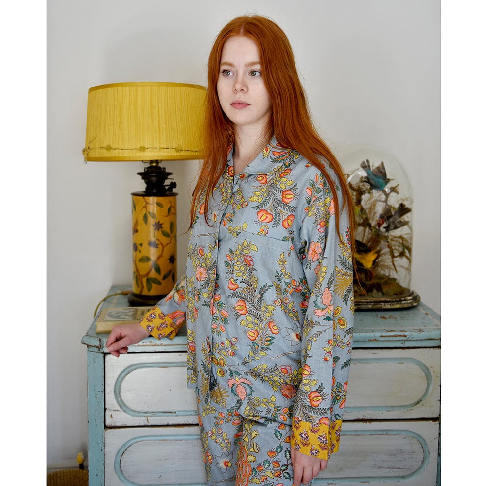 Pyjamas | Grey, Coral & Mustard Pyjamas Powell Craft 