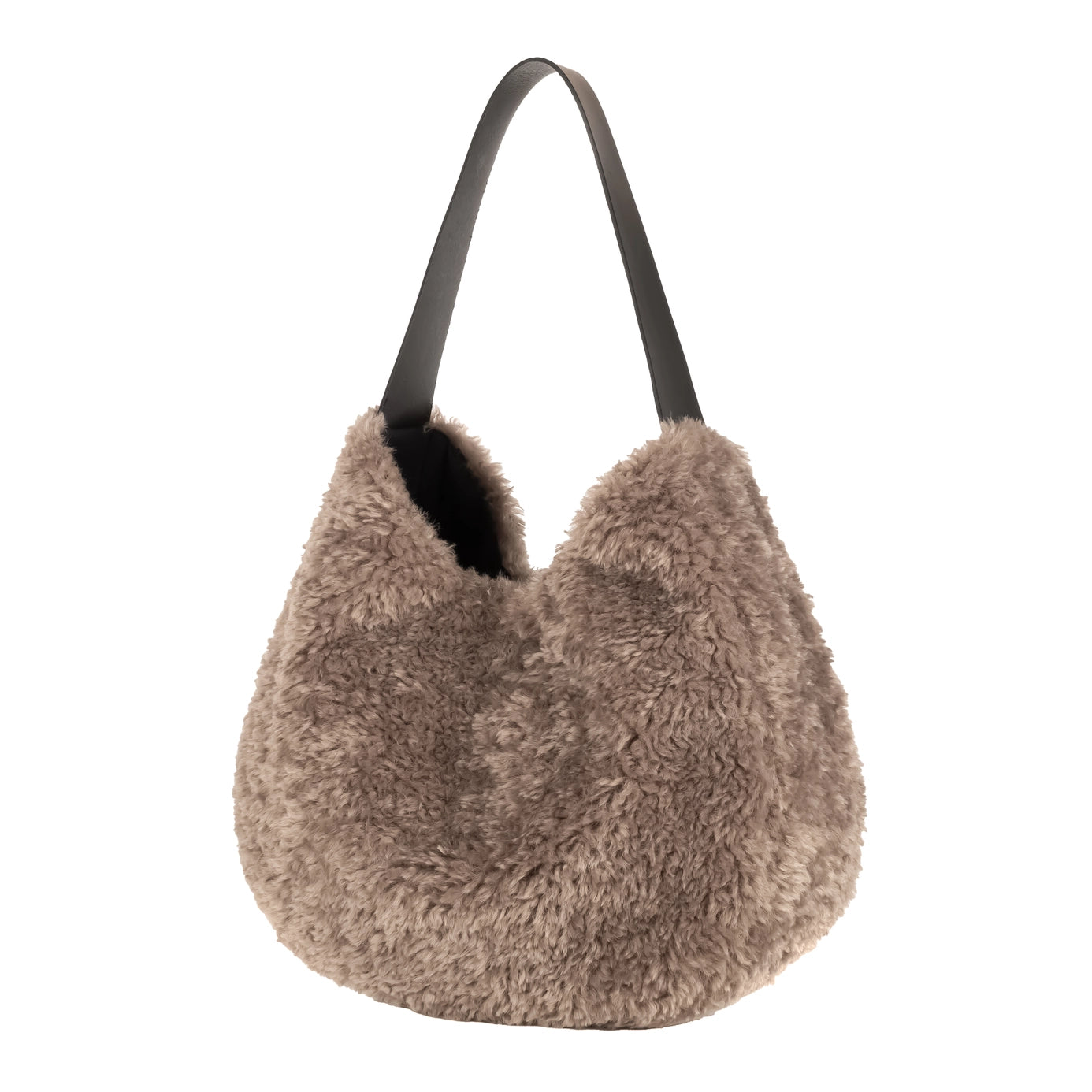 Sable Slouch Bag | Taupe Handbag Parisienne Collection 