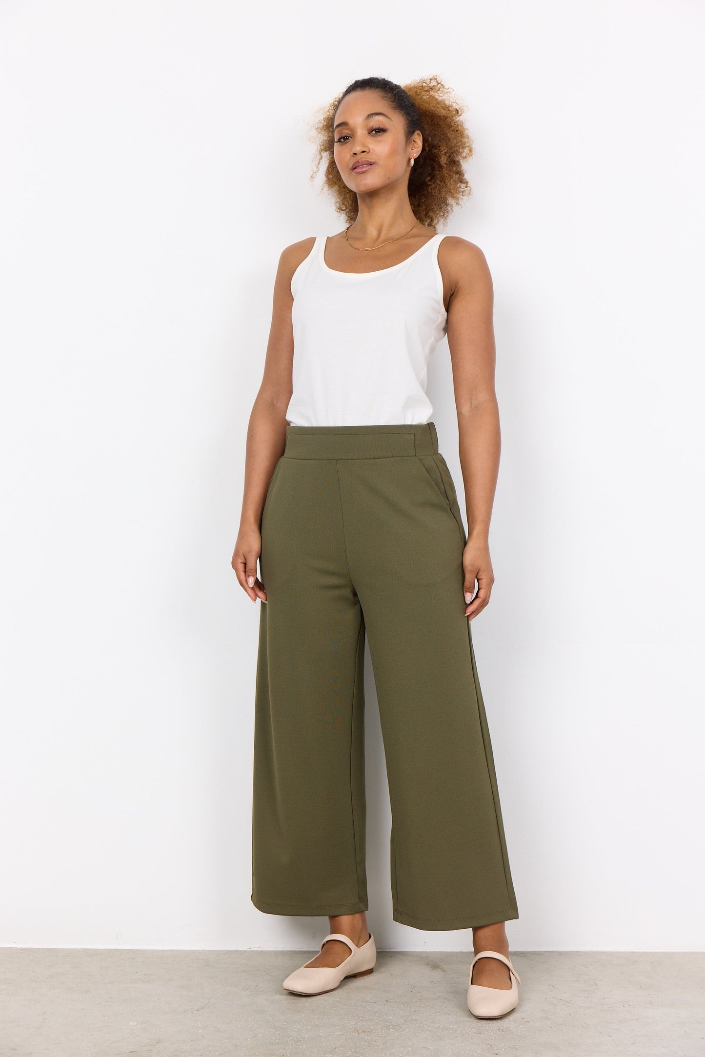 Siham Pants | Olive Pants Soya Concept 