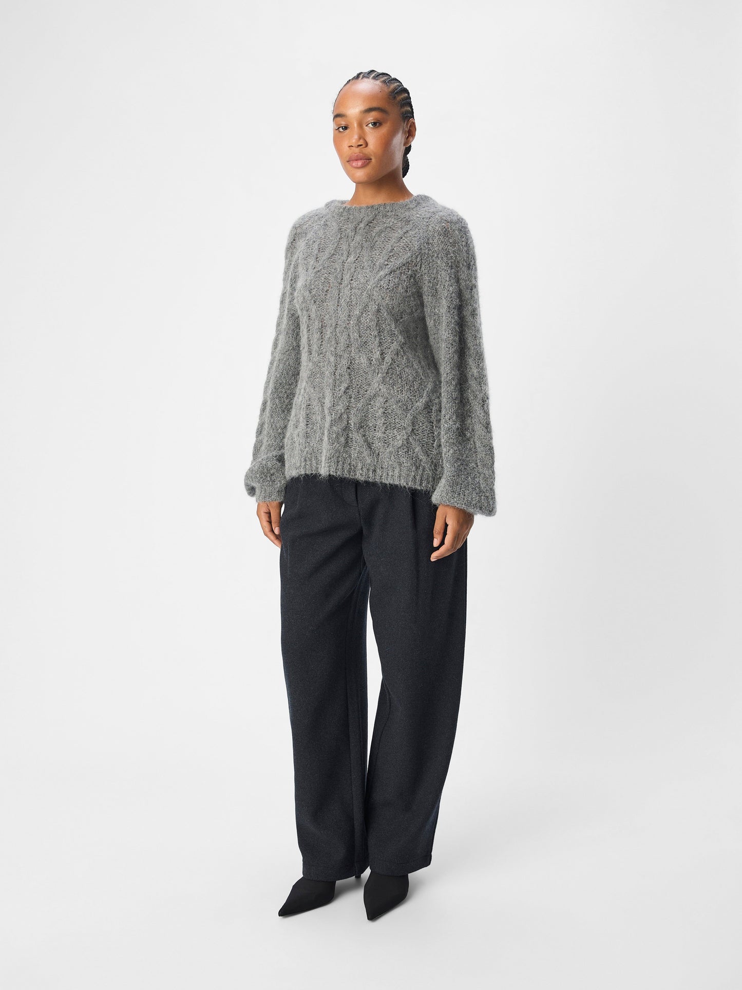 Smilla Knit | Medium Grey Knitwear Object 