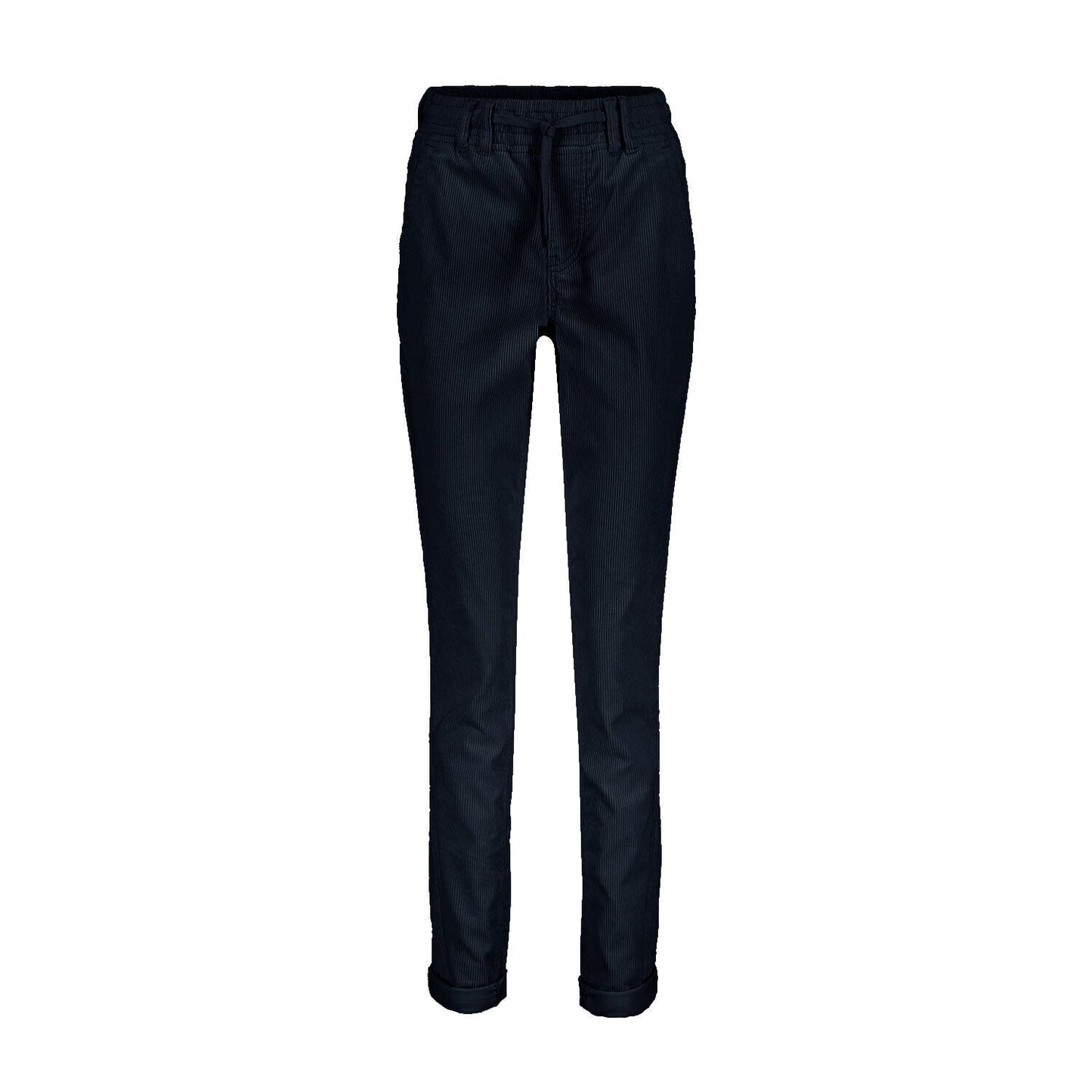 Tessy Cord Pants | Navy Pants Red Button 