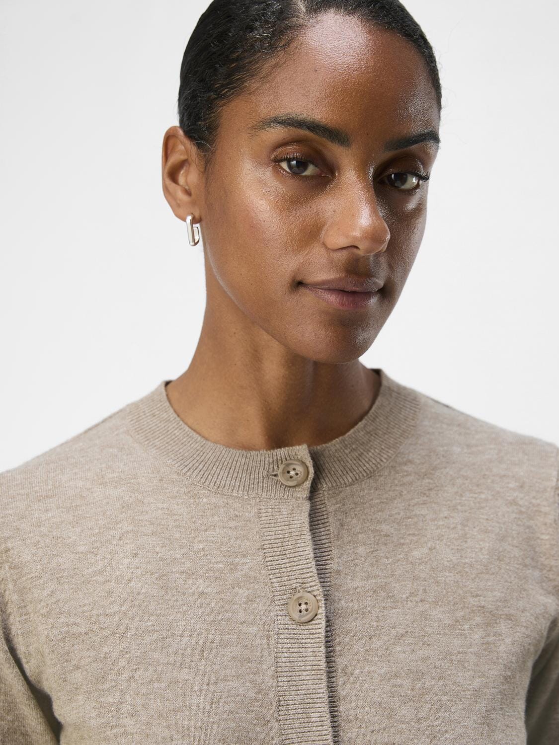 Thess Cardigan | Desert Taupe Shirts & Tops Object 