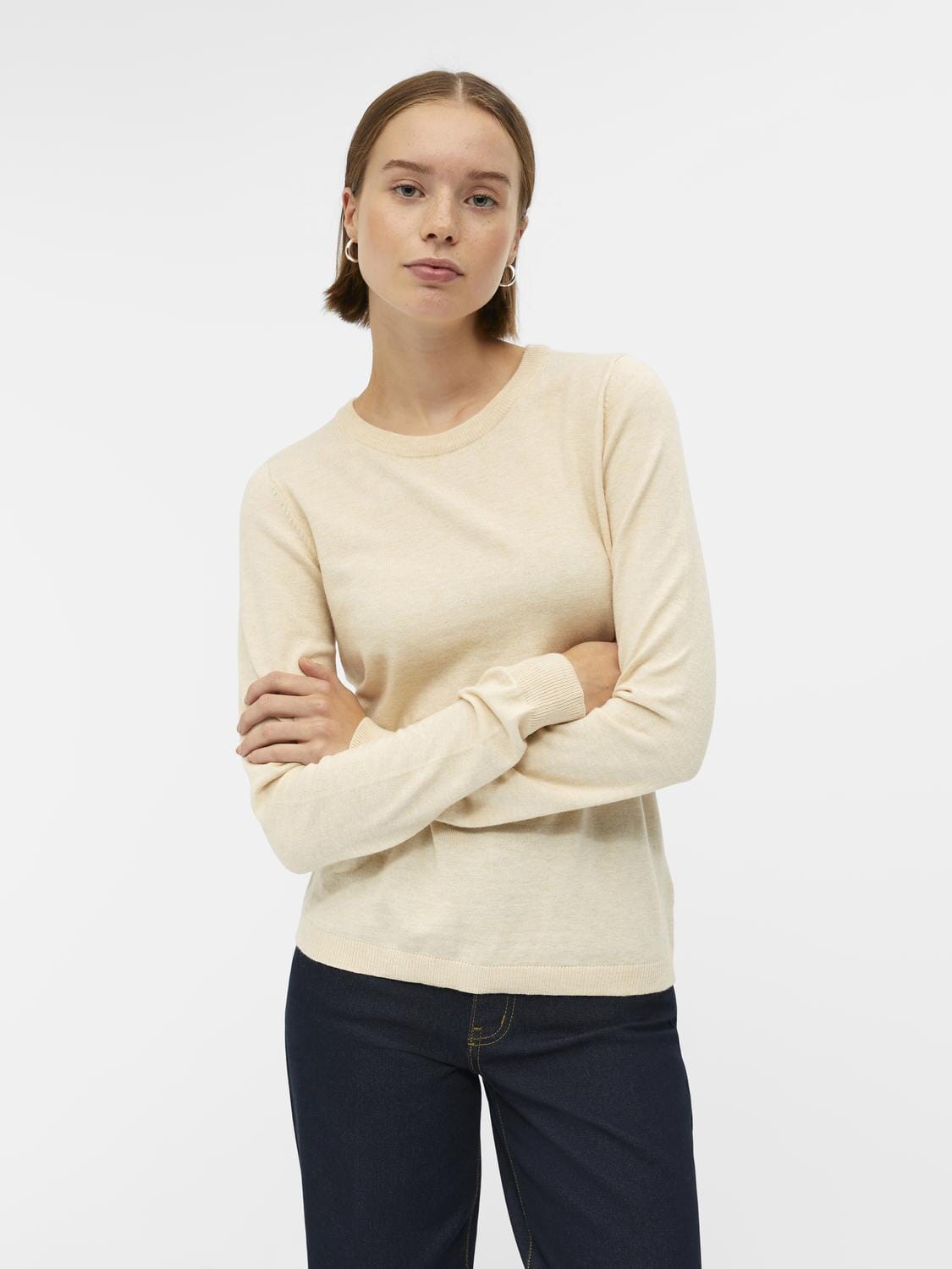 Thess O-Neck Pullover | Sandshell Shirts & Tops Object 