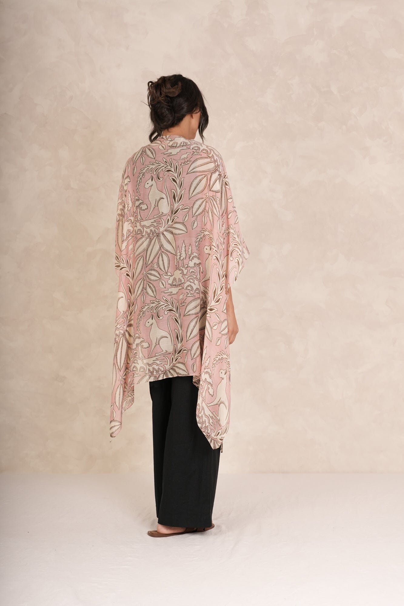 Throwover | Sphinx | Plaster Pink Casual Kimonos One Hundred Stars 