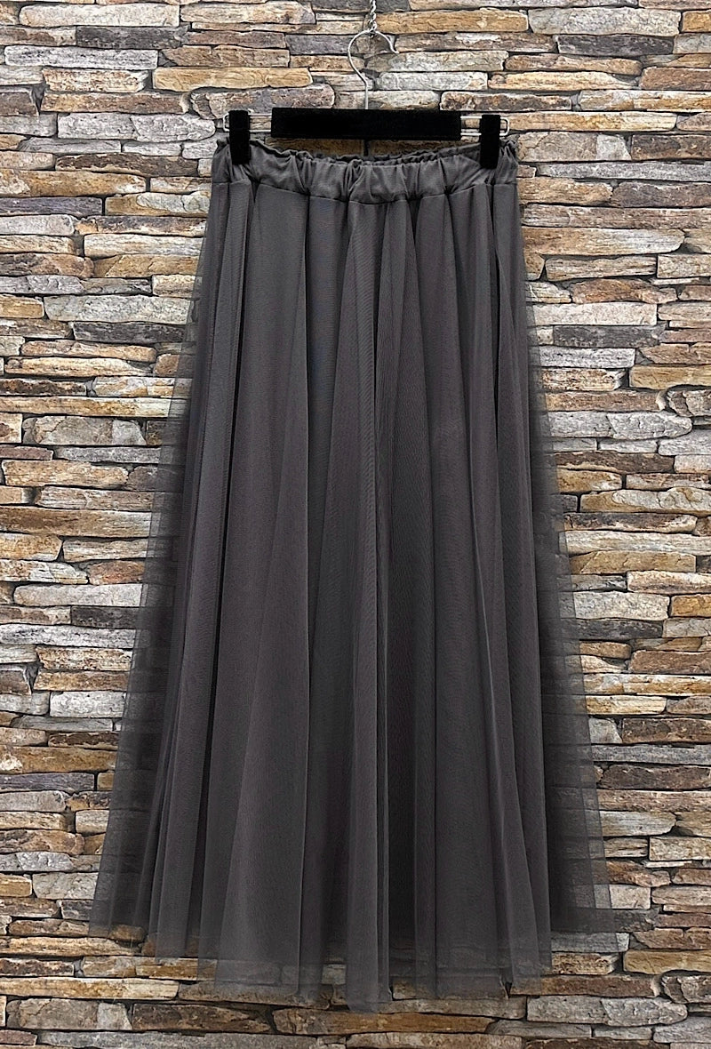 Tulip Skirt | 6 Colours Skirt Parisienne Collection Dark Grey 