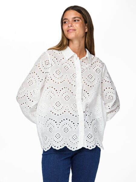 Vilde Shirt | Bright White Top Pieces 