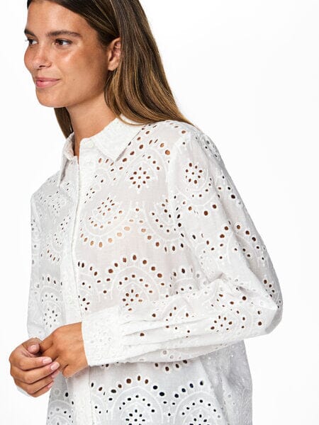 Vilde Shirt | Bright White Top Pieces 