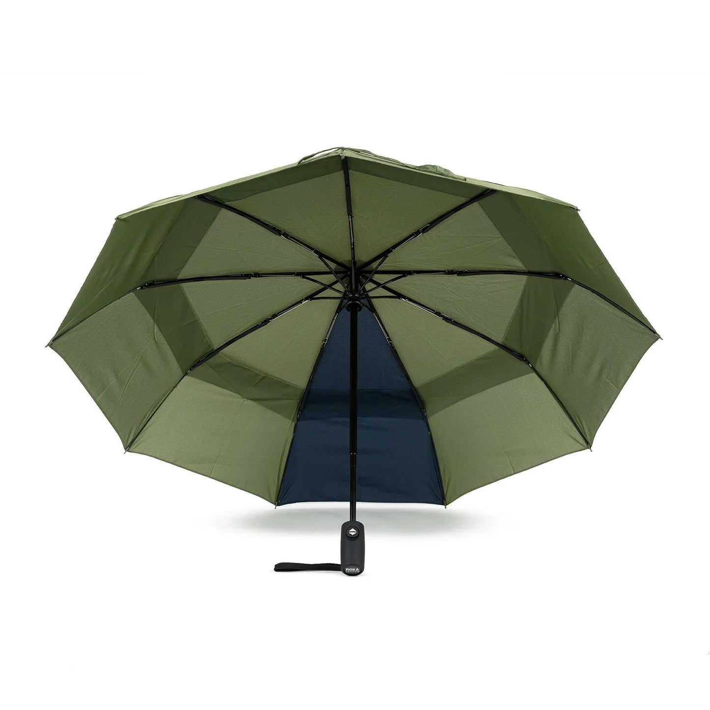 Waterloo Umbrella | Recycled Nylon | Avocado/Midnight Umbrella Roka 