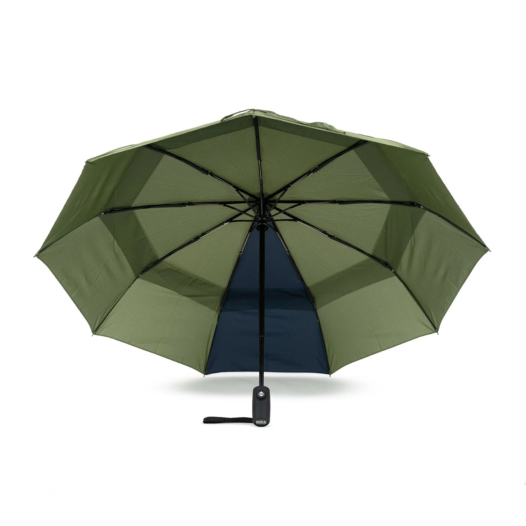 Waterloo Umbrella | Recycled Nylon | Avocado/Midnight Umbrella Roka 