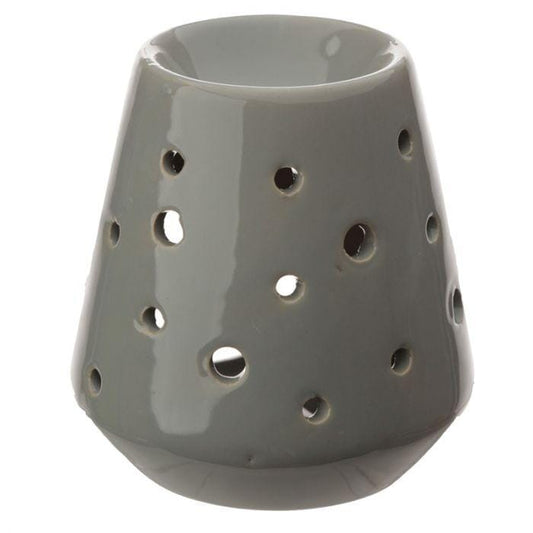 Wax Melt Burner | Grey | Spot | Large Home Fragrance Accessories Freckleface 