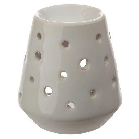 Wax Melt Burner | White | Spot | Large Home Fragrance Accessories Freckleface 