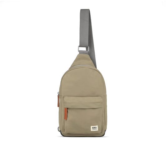 Willesden B Large Recycled Nylon | Taupe Backpacks Roka 