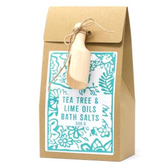 Agnes & Cat Bath Salts - Tea Tree & Lime (ANTI-INFLAMMATORY) Agnes & Cat The White Room