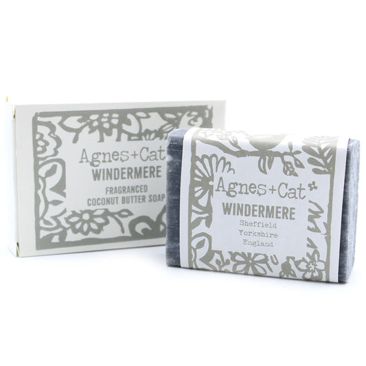 Agnes & Cat Coconut Butter Soap - Windermere 140g Agnes & Cat The White Room