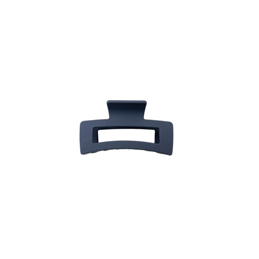 Berlin Matt Hair Claw | Navy Hair Accessories Black Colour 