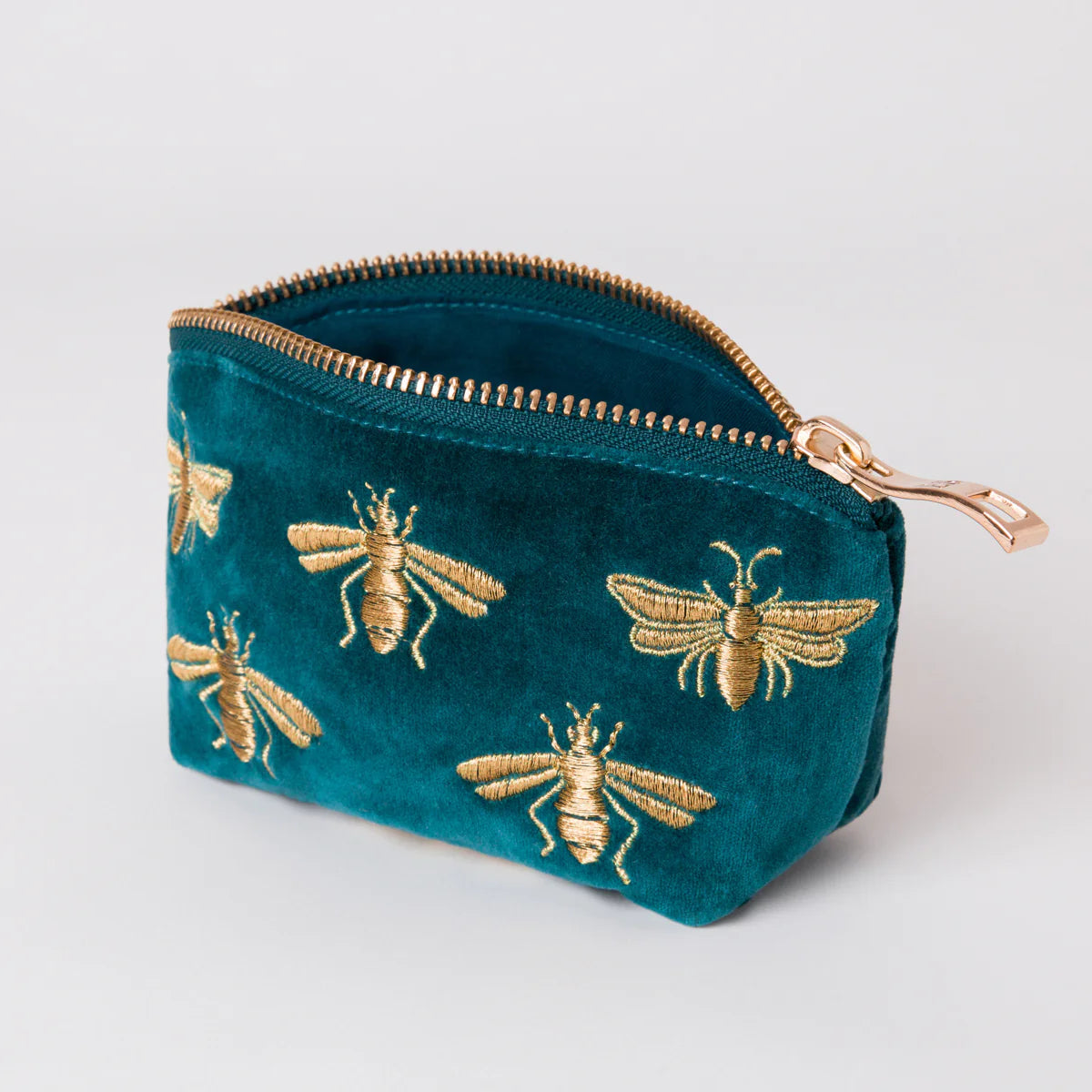 Coin Purse | Honey Bee | Rich Blue Purse Elizabeth Scarlett 