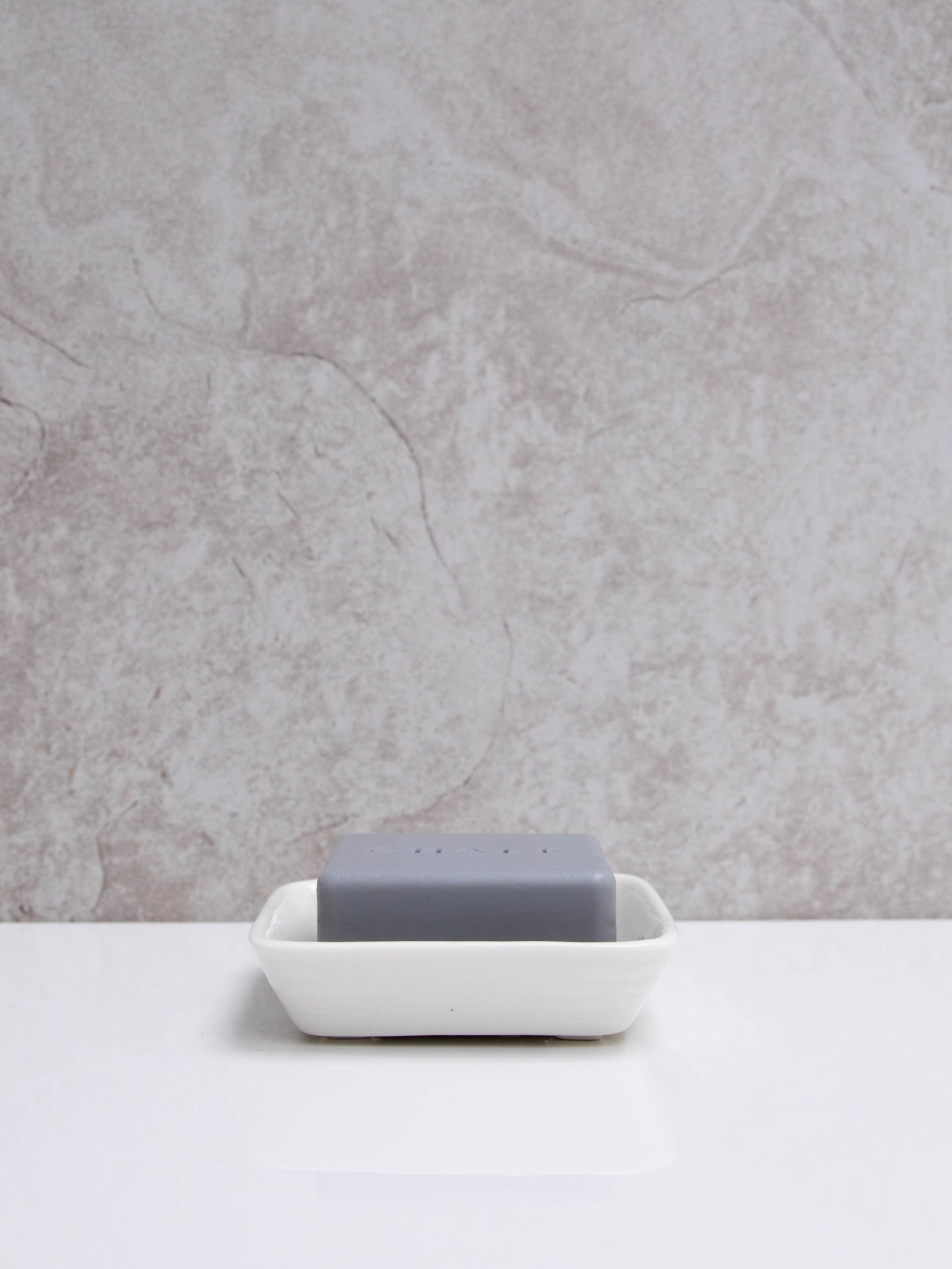 Porcelain Soap Dish | Charcoal Chalk The White Room