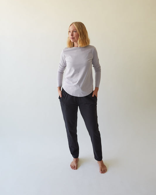 Renee Top | Dove Grey Shirts & Tops Chalk 