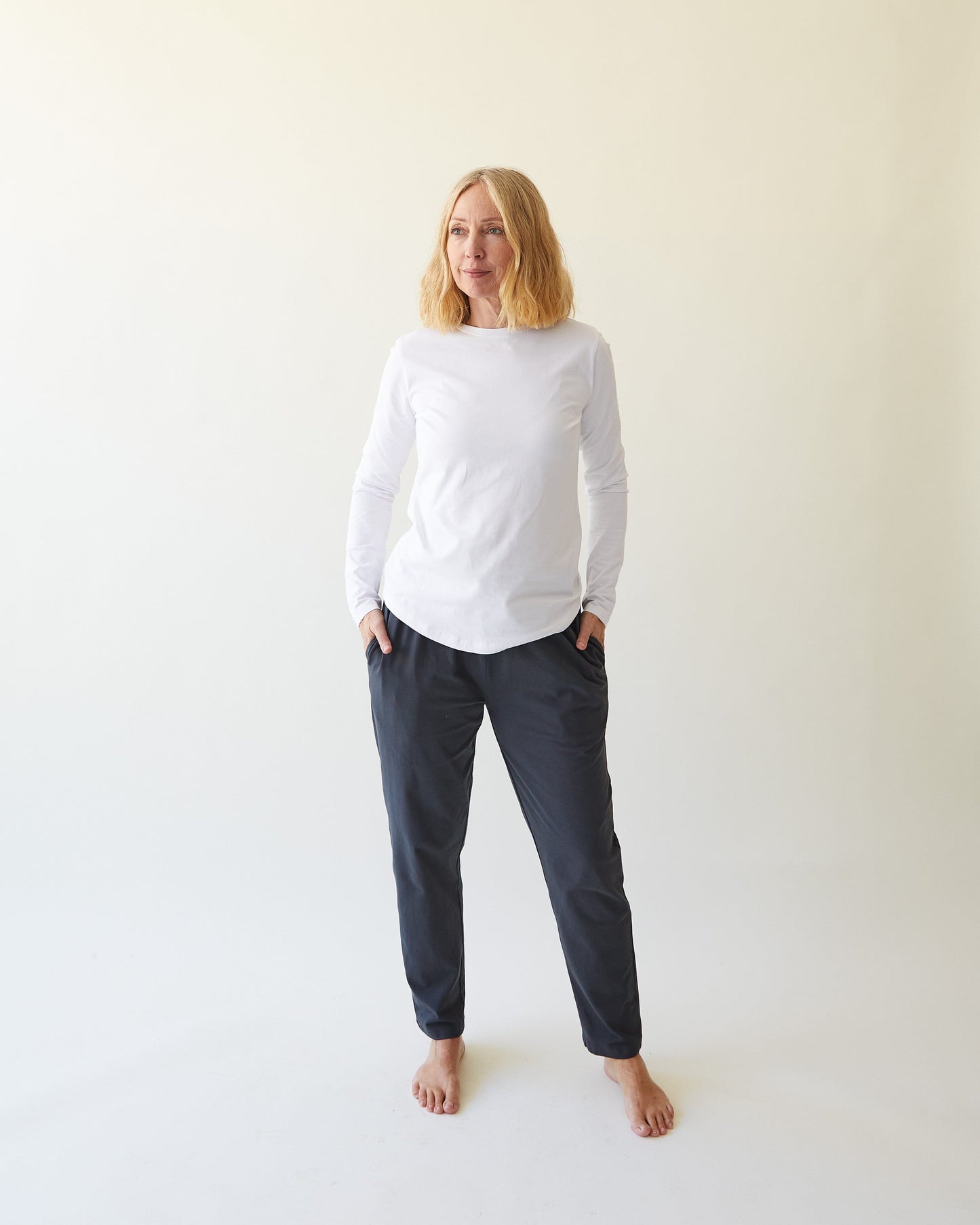 Renee Top | White Shirts & Tops Chalk 