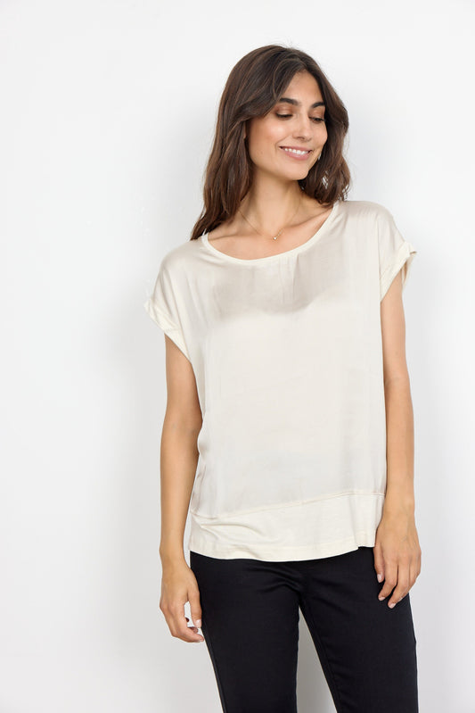 Thilde Top | Cream Blouse Soya Concept 